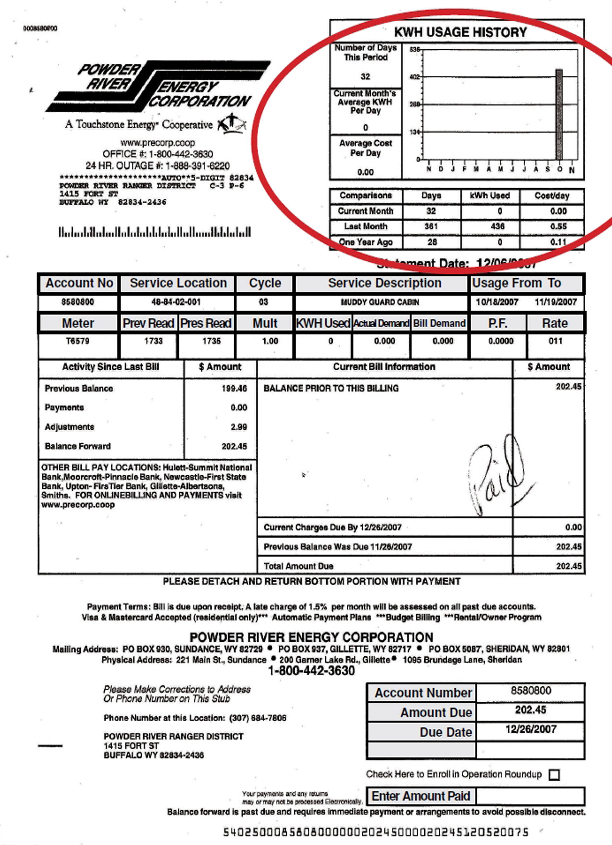  Minol USA business utility bill 